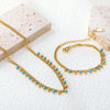 Cubic Love Heart Minimalist Jewelry Set Necklace Earrings Bracelets Stainless Steel Women Party Accessories - Image 8