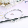 Shstone Silver 3mm 4mm Snake Chain 8 inches Basis Bracelet For Woman Charm Wedding Engagement Party Jewelry - Image 2