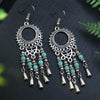 39 Styles Bohemian Vintage Tibetan Silver Geometric Drop Earrings For Women Ethnic Blue Stone Tassel Dangle Earrings Jewelry - Image 32