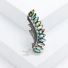 Shell Swan Brooches for Women Unisex Feather Pins Dove Accessories Peacock Model Office Party Friends Gift - Image 7