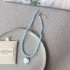 Colorful Beaded Choker Necklace with Heart Pendant Y2K Style - Image 8