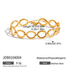 Star-Detail Chain Bracelet with Gold-Tone Finish - Image 9