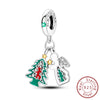 Christmas Series Charms Beads Silver Christmas Tree Snowman Elk Charm Fit Bracelet Pendent Women Jewelry - Image 15