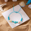 Shell and Starfish Charm Bracelet with Adjustable Rope Detail - Image 24