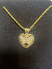 Gold Rope Chain Necklace Nugget Heart Pendant - Image 32