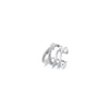 1 Pcs Zircon Korean Wave Multilayer Geometry Ear Cuff Clip on Earrings For Women Without Piercing Non-pierced Jewelry - Image 11