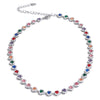 NiNice 316L Stainless Steel Necklace Colorful Cubic Zirconia Bracelet Set Shiny Stylish Design Jewelry Whole - Image 12