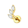 1PC Titanium Ear Cartilage Piercings Flat Back Stud Earring Internal Thread Butterfly Cross CZ Helix Tragus Piercing Jewelry 16G - Image 10