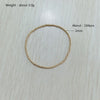 Jewelry Gold Plated Metal Ball Smooth Diameter 3/4/6/8mm Elastic Stainless Steel Bracelet - Image 7