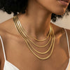 Stainless Steel Snake Chain Necklace in 2 mm to 5 mm Widths - Image 17