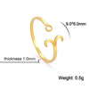 Stainless Steel Zodiac Rings 12 Constellations Open Ring for Women Aries Leo Virgo Gemini Libra Pisces Scorpio Birthday Gifts - Image 6