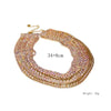 Fyuan Colorful Crystal Chokers Necklaces for Women Multilayer Gold Color Chain Rhinestone Necklaces Statements Jewelry - Image 6