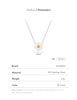 MODIAN 925 Sterling Silver White Enamel Flower Pendant Necklace Charm Daisy Neck Link Chain For Women Hypoallergenic Jewelry