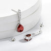 Silver Light Water Drop Classic Shining Water Drop Zircon Women's Earrings - Image 4