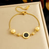 316L Stainless Steel Golden Heart Geometry Zircon Minimalist Series Bracelet Lady Wrist Chain Jewelry - Image 22