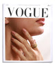 Size 678 White Green Zirconia 4 Layered Stacked Ring Golden Pvd Plated Stainless Steel Jewelry Accessories - Image 12