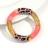 Chunky Acrylic Bead Stretch Bracelet in Multicolor Designs - Image 28