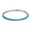 (19 cm 17 cm x 4 mm) Gold Plated Multiple Colors Powder Zirconia Bracelet For Women Jewelry - Image 21