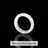 1 Pc Stone Jade Rings Crystal Agate Obsidian Fengshui Lucky Promise Wedding Band Thumb Ring Party Accessory Gifts - Image 14