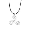 The Movie Teen Wolf Triskele Triskelion Europe and the United States of punk style personality necklace Women Jewelry Gift - Image 3