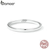 Silver Glossy Simple Ring for Women Teens Minimalist Jewelry High Polished Eternity Band Ring Gift 0.18cm - Image 4