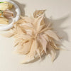 Large 22CM Stylish Feather Brooch for Women Colorful Lapel Pin Accessory forPartiesWeddingsClothingJewelryGift - Image 7