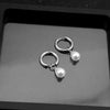 Pearl Dangle Earrings for Women Mom, Dainty Gold Plated Stainless Steel Waterdop Pearls Earring Jewelry Gifts - Image 6