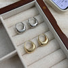 Silver Vintage Gold Round Earrings For Women Circle Earring Jewelry Prevent Allergy Party Accessories Gifts - Image 5