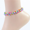 Boho Women Glass Beads Woven Anklet Beaded Bracelet On The Leg Beach Barefoot Foot Jewelry Handmade Rope Thread Weaving Braid - Image 5