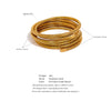 Stainless Steel Stackable Multi-Layer Wrap Arm Bracelet Bangle Metal Elastic Unisex Jewelry Men Women - Image 5