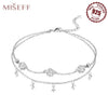 Miseff Silver Anklet Sea Shell Star Tassel Chain Anklet Leg Bracelets Bodychain Summer Beach Jewelry Gift - Image 15