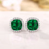 Ne'w Bright White/Yellow/Pink CZ Stud Earrings for Women Contracted Jewelry Wedding Engagement - Image 10
