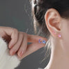 7Pairs/Set Fantastic Fairy Colorful Moon Star Stud Earrings Set Women Y2K Purple Pink Earring Cute Jewelry Girls Gift - Image 6