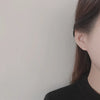 Tiny Minimalist Silver Plated Korean Mini Small Flower Stud Earrings for Women Teens Temperament Daily Wear Ear Piercing Jewelry - Image 2