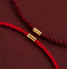 Hand Braided Red Rope Bracelet Copper Lucky Bead Hand Rope Couple Bracelet Simple Buckle Ethnic Female Accessory - Image 5