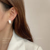 Wenhq Vintage Flower Leaf Clip on Earrings for Women's Party Rhinestone Pearl Cuff Ear Clip Jewelry Accessory - Image 3