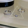 Ventfille Silver Opal Ring Female Index Finger Opening Adjustable Tail Ring Simple Jewelry Gift - Image 9