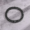6mm/8mm/10mm Bold Cuban Chain Bracelets for Men, Black Stainless Steel Miami Curb Links Wristband, Chunky Male Boy Jewelry - Image 6