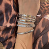 Twist-Texture Bangle Bracelet Set in Gold-Tone and Silver-Tone Styles - Image 8