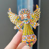 Creative Retro Enamel Angel Girl Brooches For Women Unisex Colorful Lucky Girls Brooch Clothing Backpack Pins Badge Jewelry Gift - Image 3