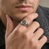 Punk Ankh Cross Rings for Men,Vintage Stainless Steel Signet Ring Statement Ring,Religious Amulet Jewelry Gift - Image 2