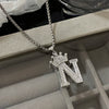 26 Letters A-Z Zircon Crown Pendant Necklace for Women Men Punk Initial Alphabet Necklaces Hip Hop Choker Chain Jewelry - Image 22