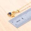 Blue Zircon Silver Jewelry Sets Bridal Gold Color Wedding For Women Earrings Rings Pendant Necklace Stone Bracelets Set - Image 5
