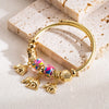 Multi Element Stainless Steel Circle Panjiadora Beaded Love Bracelet Suitable for Women's Dating, Daily Holiday Gifts - Image 8