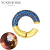 1PC Plated Gold Ear Cuff Earrings Ear Clip for Women Purple/Green/Turquoise No Pierced Earrings Jewel - Image 38