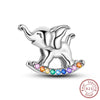 Charms Beads Pendant Silver Vintage Pattern Elephant Charms Fit Bracelet Pendant Women Jewelry Gifts - Image 17