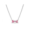 Heart Bow Pendent Necklace Silver Golden Diamond Gem Adjustable Chain Bracelet Rings Earrings Jewelry Set Gift - Image 37