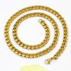 Stainless Steel Cuban Figaro and Wheat Link Necklace in 5 mm or 7 mm Widths - Image 23