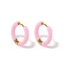 Colorful Neon Enamel Huggie Hoops Earrings Stainless Steel Jewelry for Women Dopamine Small Ear Cuff Piercing Chunky Jewelry - Image 18