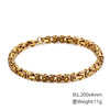 Powerful Versatile King Chain Men's Stainless Steel Rock Bracelet Punk Byzantine Chain Wrist Jewelry Gift - Image 23